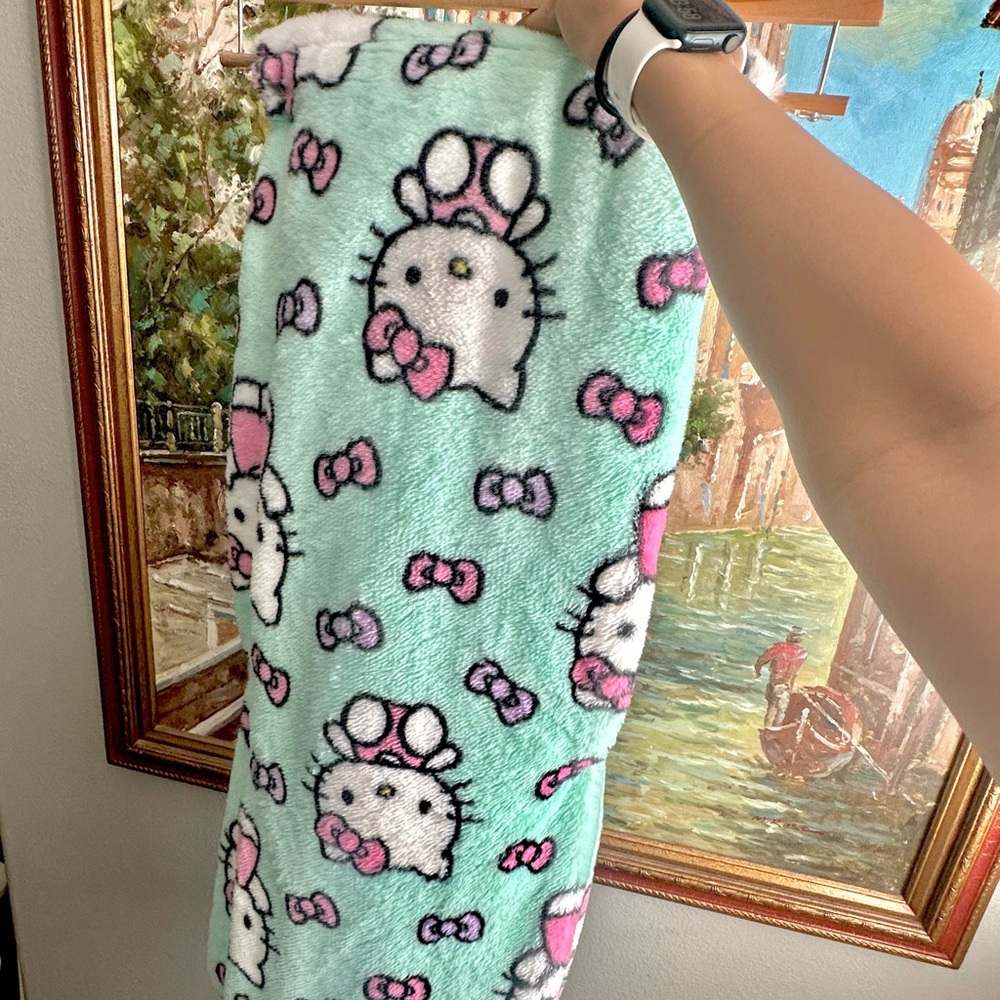 Most Cozy Hello Kitty Blanket you will ever find!